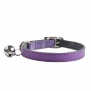Amour Leather Cat Collar - Violet